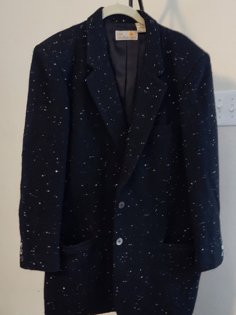 Claiborne Navy Speckled Sport Coat